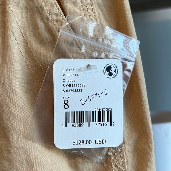 NWT Free People Mid-Rise Lucid Dreams Cargo Straight Leg Cotton Track Pant, 8 - Picture 5 of 12